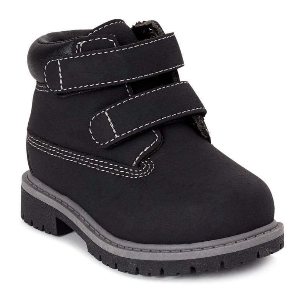 NWT Baby Black Boots - Picture 2 of 3